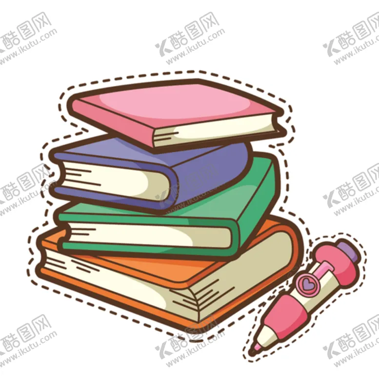 编号：80682404241659472165【酷图网】源文件下载-书本堆png