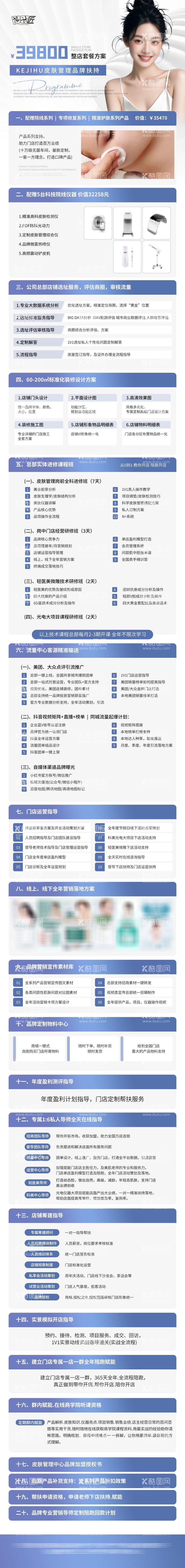 编号：18038402280635059377【酷图网】源文件下载-加盟方案流程长图海报