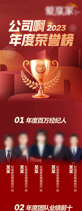 业绩战报排行榜海报
