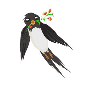 燕子插画