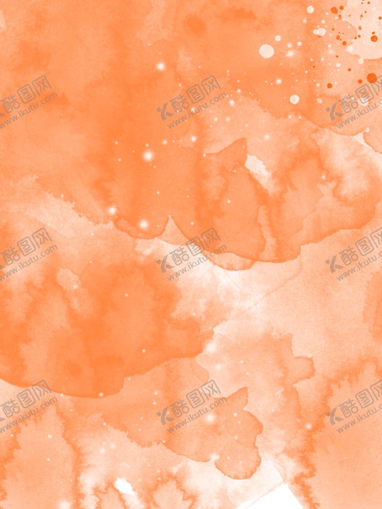 编号：57751111261633509685【酷图网】源文件下载-金橘水彩背景