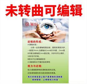 眼镜宣传页