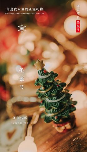 圣诞节图海报吊旗广告