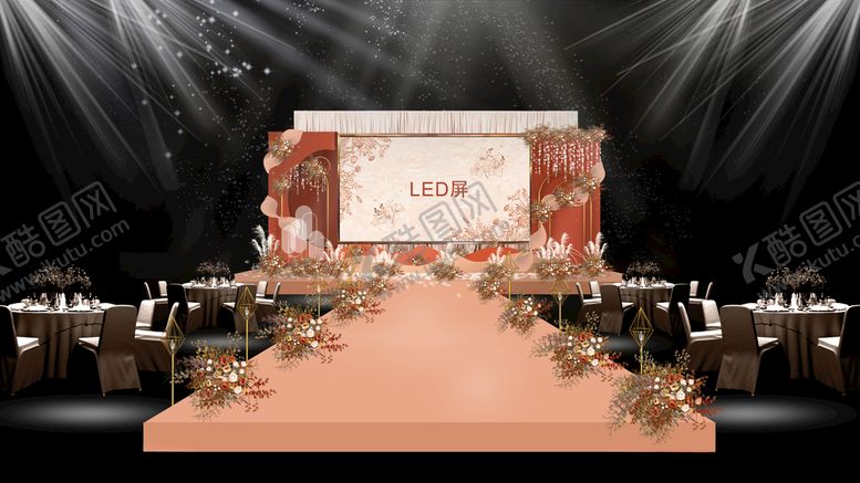 编号：77844109230645122274【酷图网】源文件下载-婚礼舞台