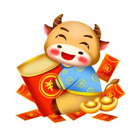 卡通牛形象