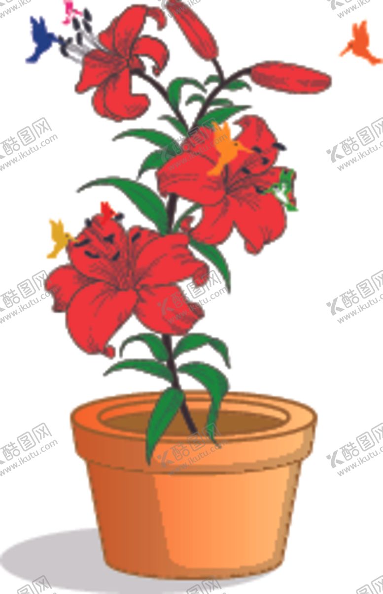 编号：86365709161621051957【酷图网】源文件下载-卡通花盆