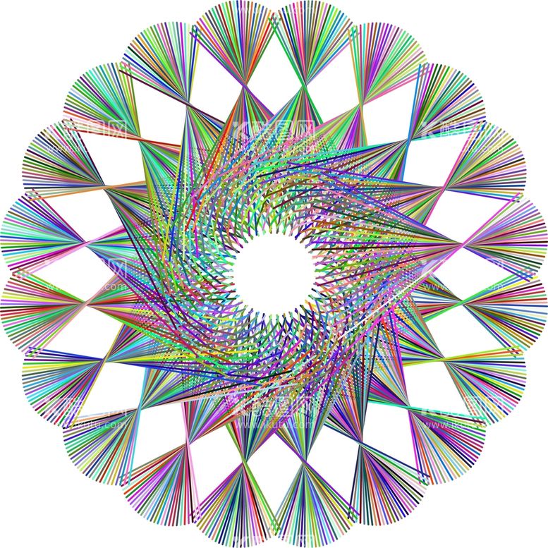 编号：26781009240502124028【酷图网】源文件下载-曼茶罗几何设计矢量素材