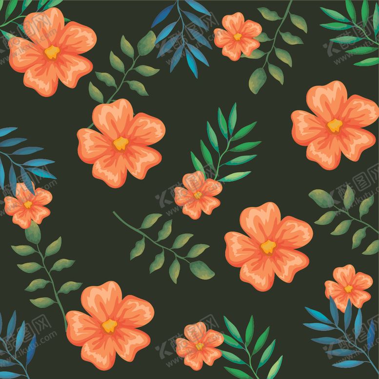 编号：56760910220502357319【酷图网】源文件下载-手绘鲜花