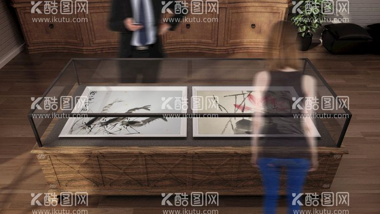 编号：17890711201556348491【酷图网】源文件下载-画作展示场景样机模板展示