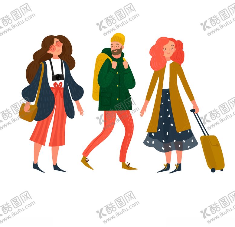 编号：44611809280548406673【酷图网】源文件下载-旅客游客