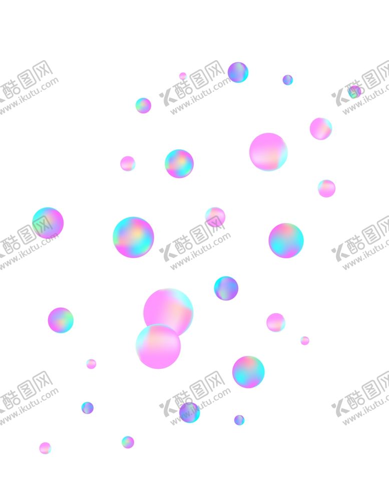 编号：98097307070156363596【酷图网】源文件下载-七彩泡泡