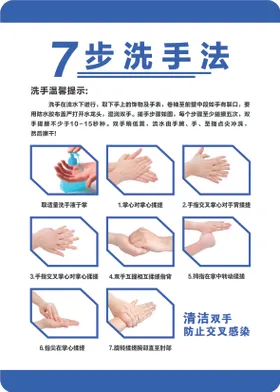 7步洗手法