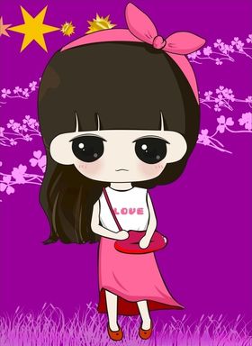 可爱女孩