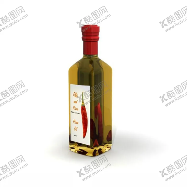 编号：31543402191410372786【酷图网】源文件下载-C4D模型油瓶