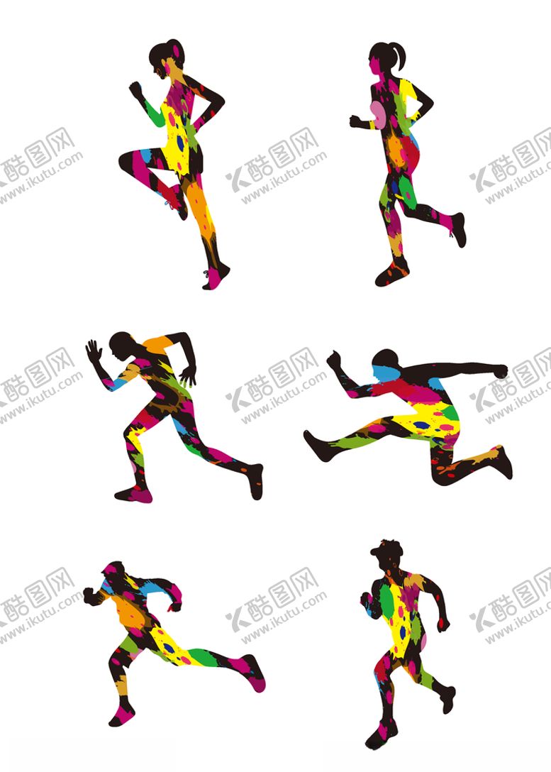 编号：92414804301151128425【酷图网】源文件下载-跑步剪影