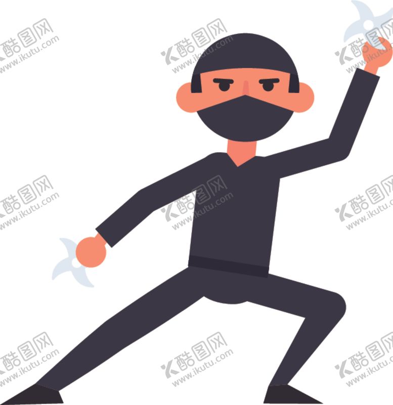 编号：95051909192025008096【酷图网】源文件下载-卡通忍者