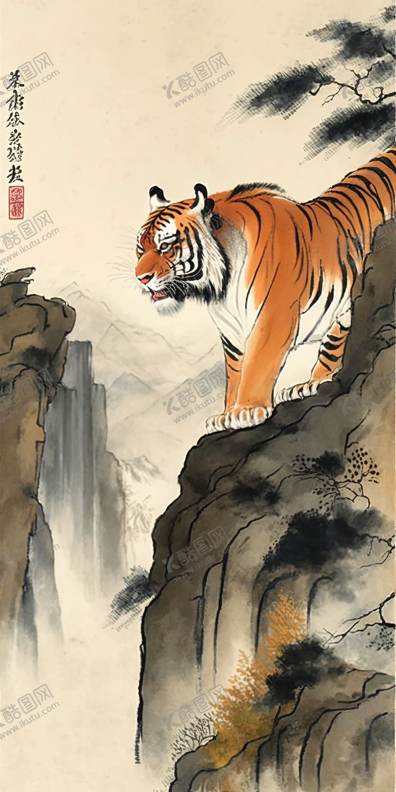 编号：42063601191547172404【酷图网】源文件下载-虎踞山崖