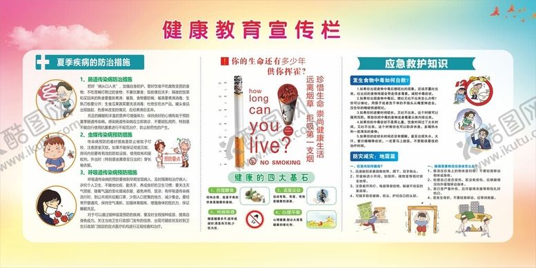 编号：48344304242123502042【酷图网】源文件下载-健康教育宣传栏