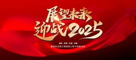 迎战2025红色主视觉展板