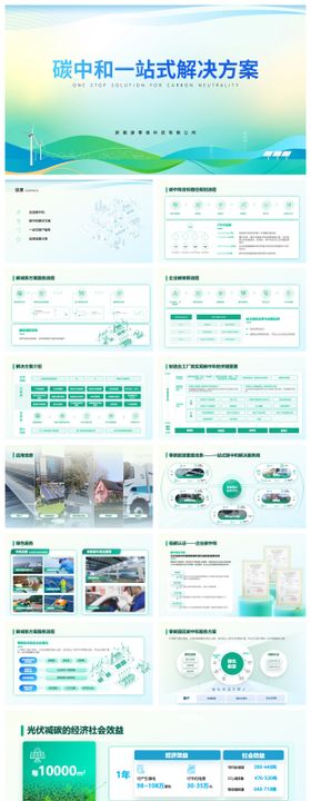碳中和光伏方案匹配图