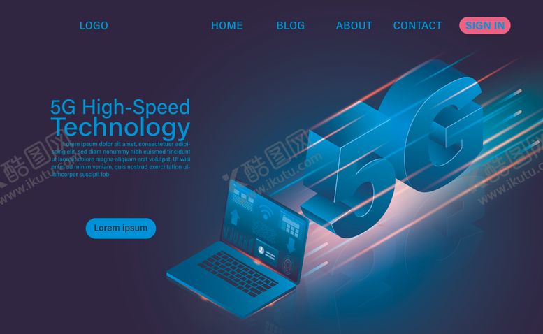 编号：40931110050734598095【酷图网】源文件下载-5G数字技术