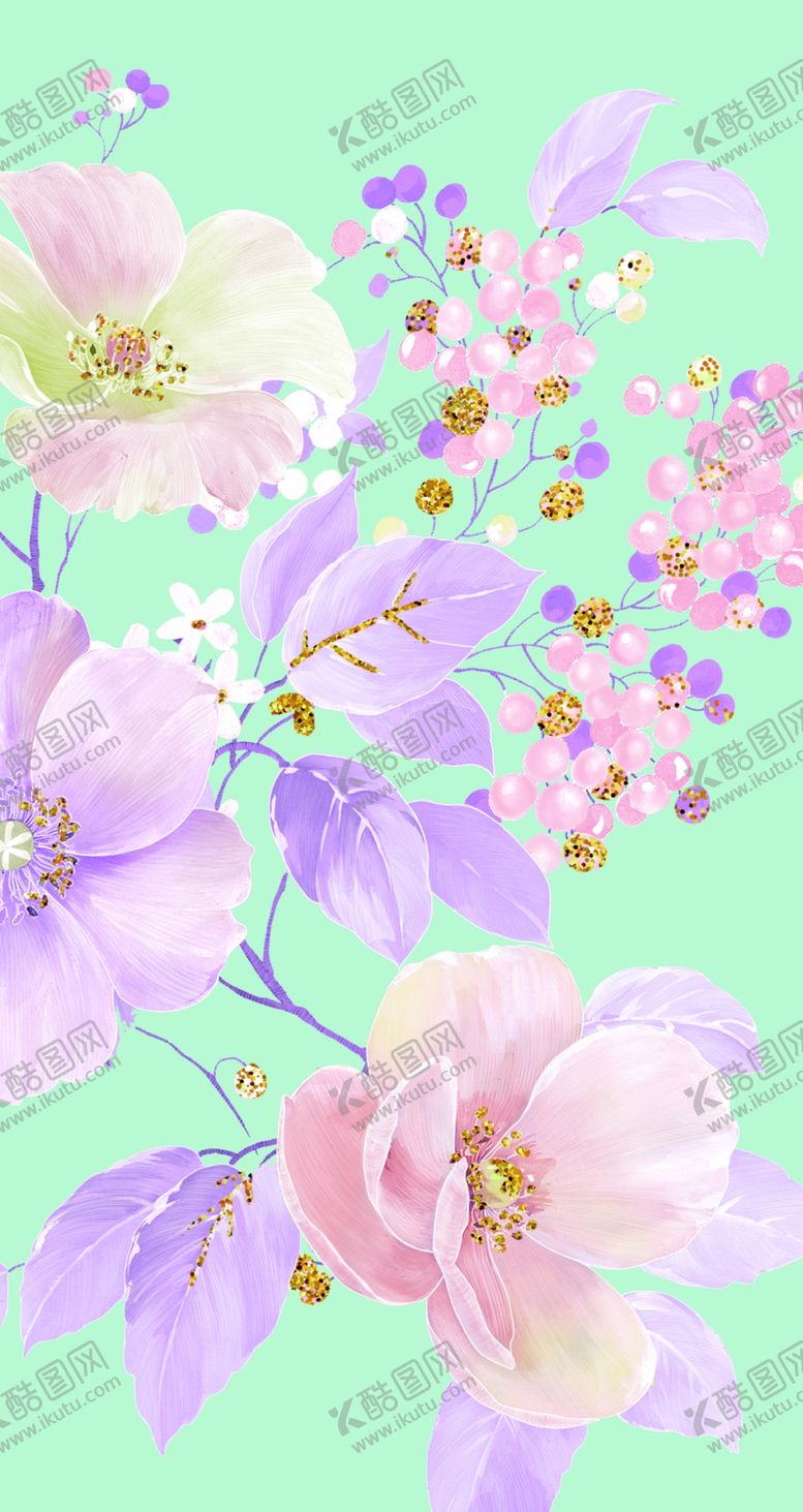 编号：76308105040550364947【酷图网】源文件下载-花卉手机壁纸