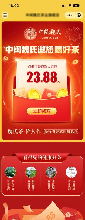 红色大促商城电商首页