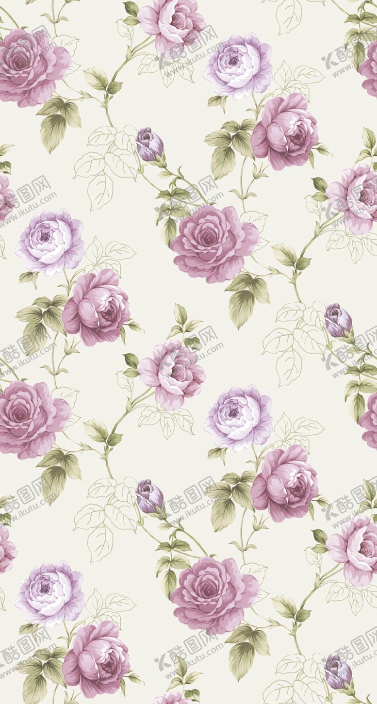 编号：66294309252035223819【酷图网】源文件下载-紫色碎花