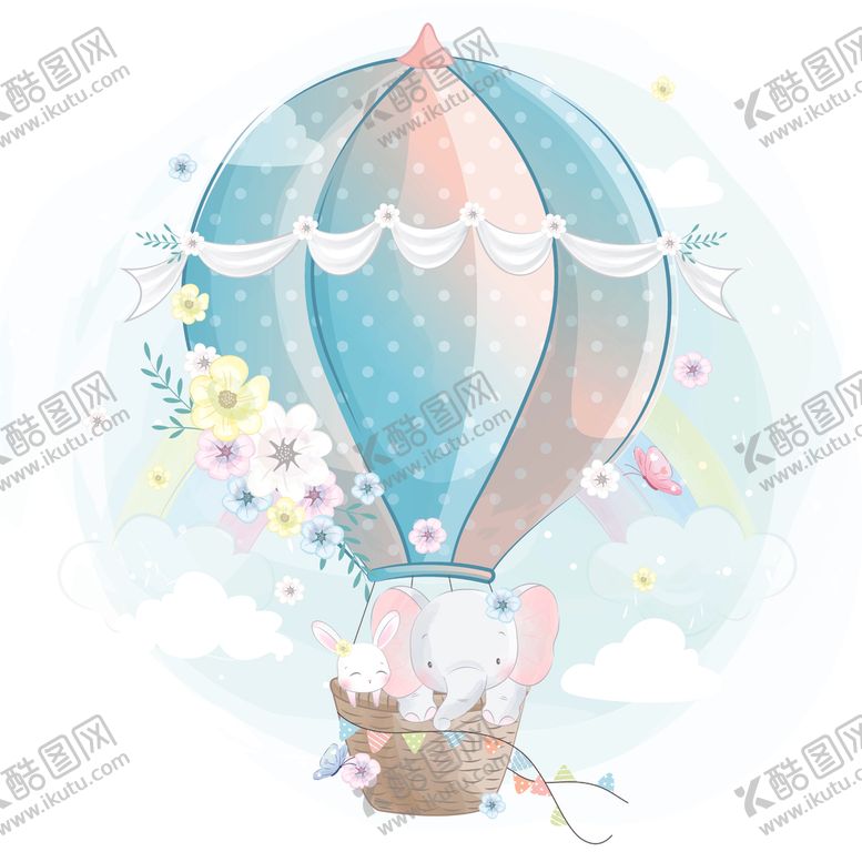 编号：16709207091735466683【酷图网】源文件下载-温馨浪漫动物插画