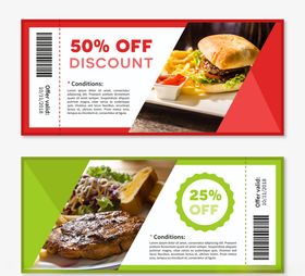 2款创意餐馆促销banner