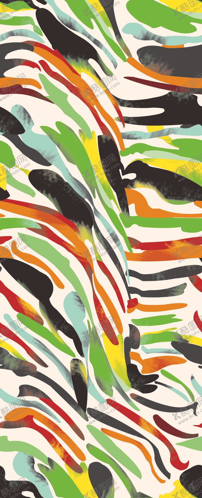 编号：80105610030909072828【酷图网】源文件下载-波浪纹大牌印花