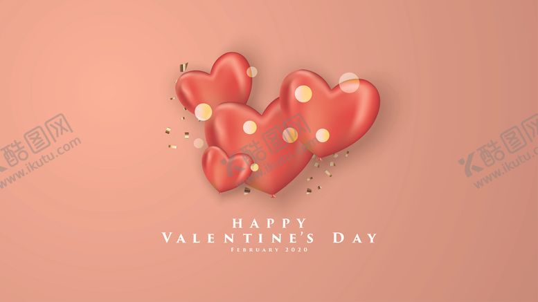 编号：16967710070225332096【酷图网】源文件下载-情人节海报