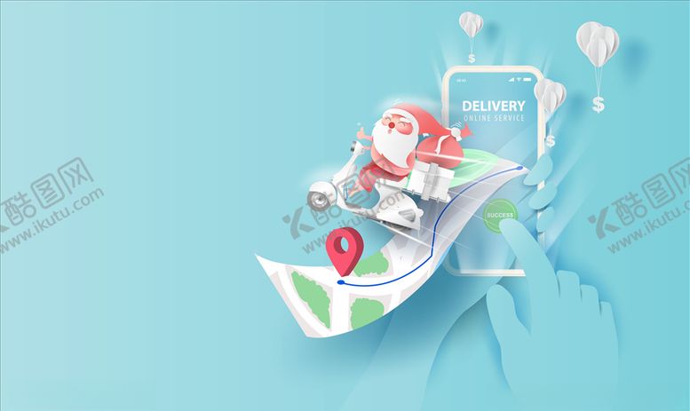 编号：58227310111132398496【酷图网】源文件下载-卡通圣诞老人