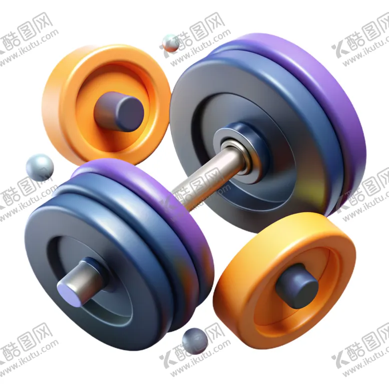 编号：84740712141835305858【酷图网】源文件下载-3D杠铃