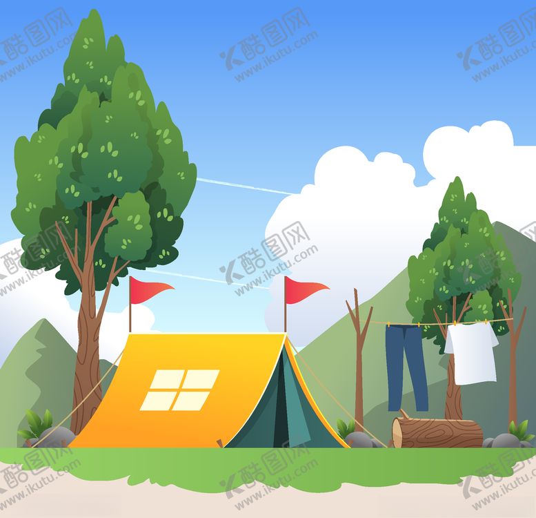 编号：73415710040639327384【酷图网】源文件下载-露营