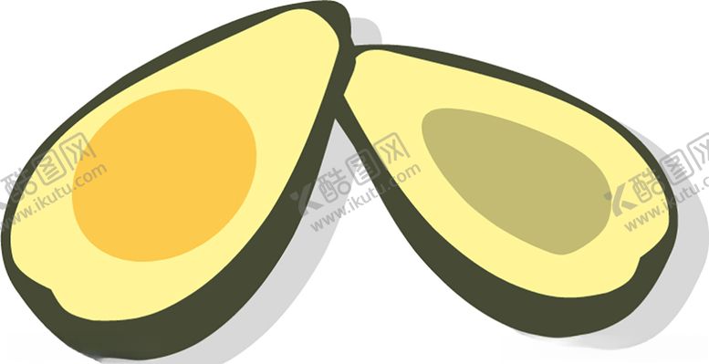 编号：14806210131013299859【酷图网】源文件下载-矢量牛油果