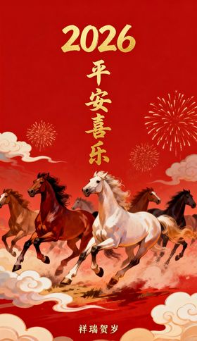 2026年马年喜庆贺岁图