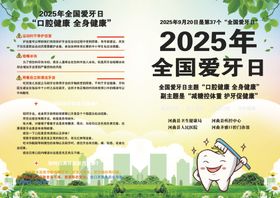 2025年全国爱牙日宣传折页