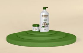 化妆品样机护肤沐浴露效果图