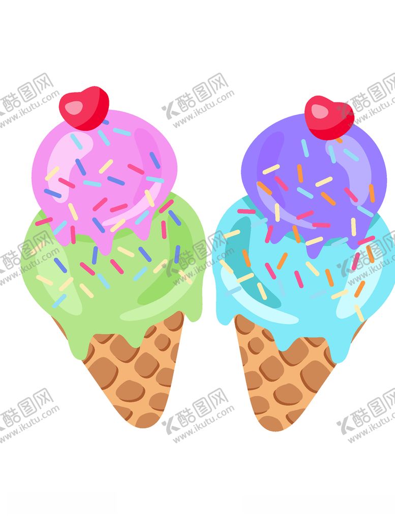 编号：63528209220711165913【酷图网】源文件下载-冰淇淋