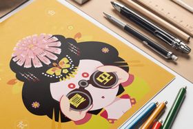 折页展示样机