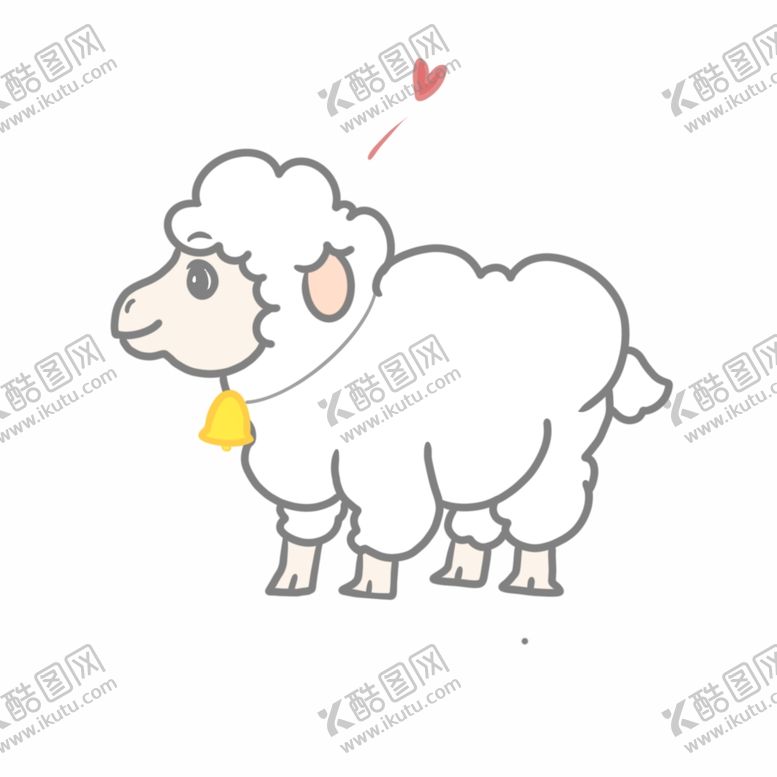 编号：12981806170948214229【酷图网】源文件下载-卡通手绘绵羊