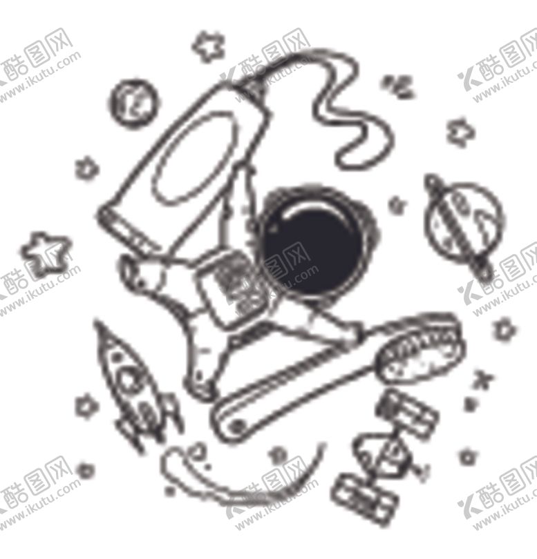 编号：77621003220929416938【酷图网】源文件下载-卡通宇航员