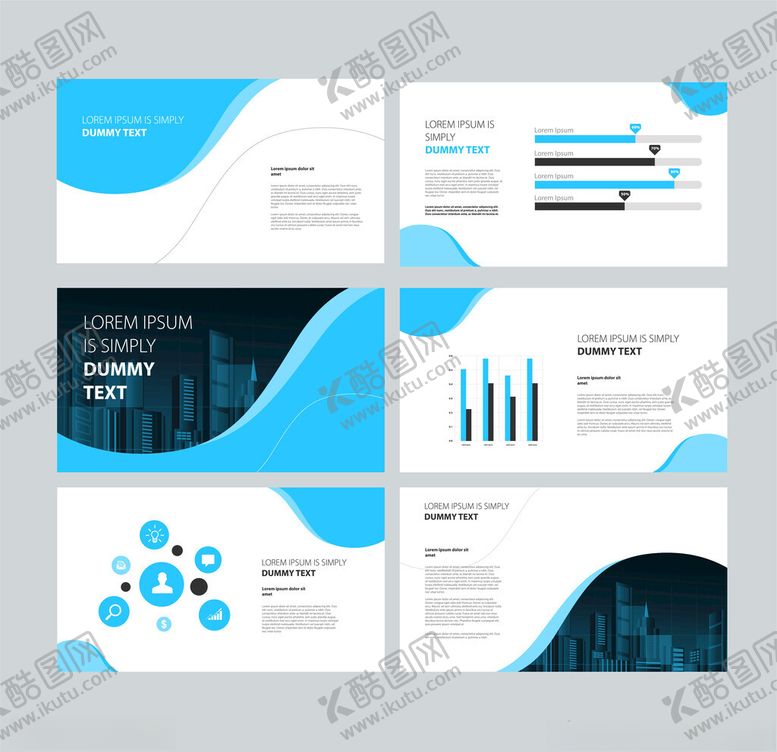 编号：34997511202105465882【酷图网】源文件下载-蓝色画册