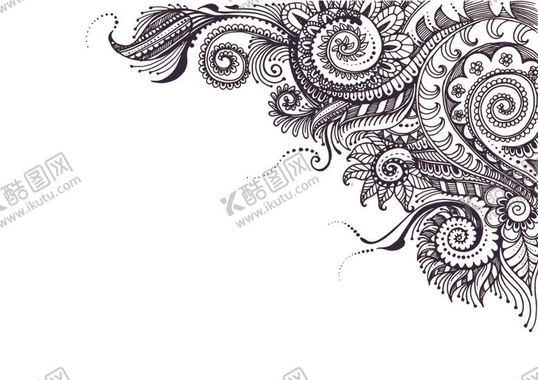 编号：77731910070820583577【酷图网】源文件下载-黑白线描动物