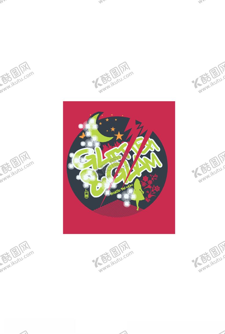 编号：30478405121856148091【酷图网】源文件下载-字母印花