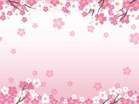 樱花花纹边框