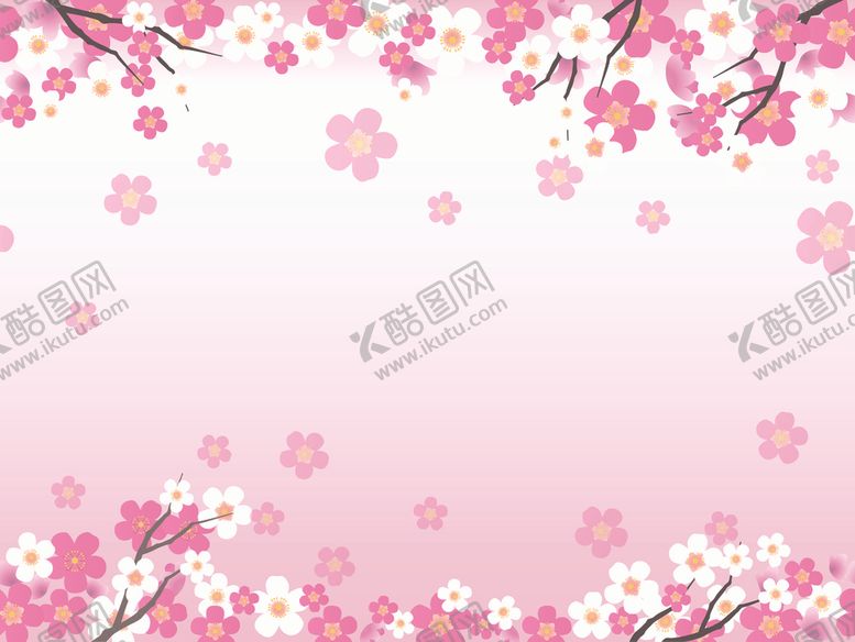 编号：19758807011427468160【酷图网】源文件下载-樱花花纹边框