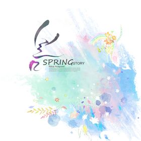 水彩清新花卉