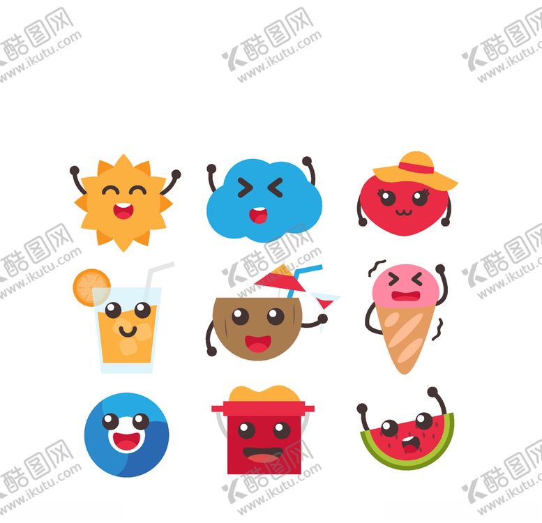 编号：83065405112029431456【酷图网】源文件下载-夏日元素